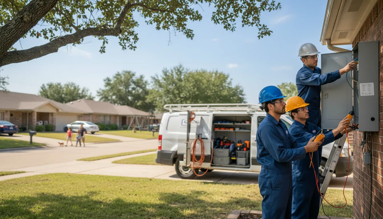 Certified electrician providing emergency electrical services in Brant, NY